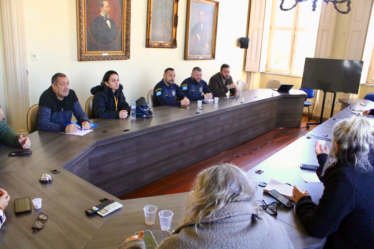 A reunião de alinhamento visa definir o cronograma e todo o planejamento de segurança e tráfego do evento