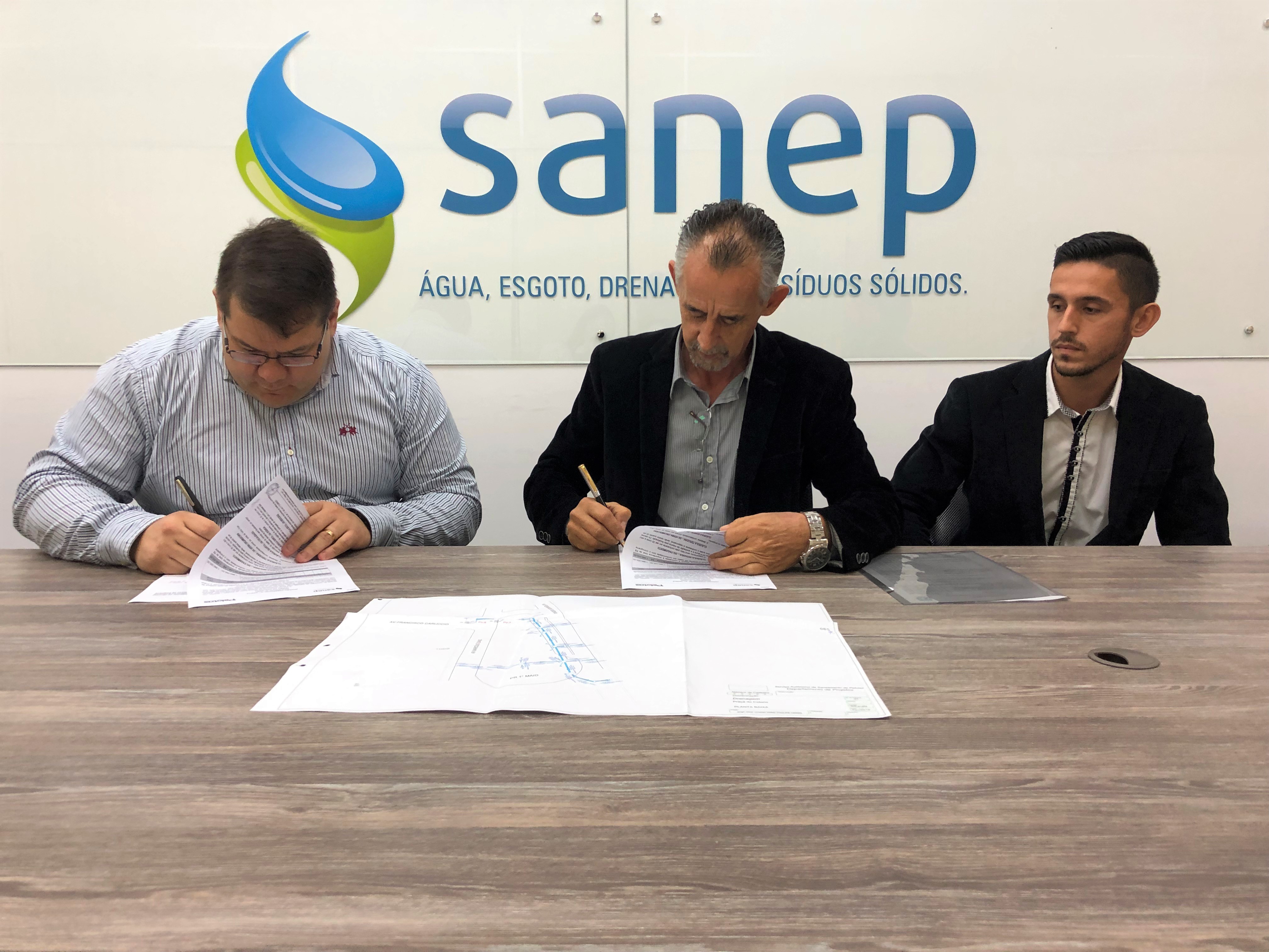 Sanep anunciou a construção de rede de drenagem em 1,3 km de extensão, além de nova rede coletora de esgoto
