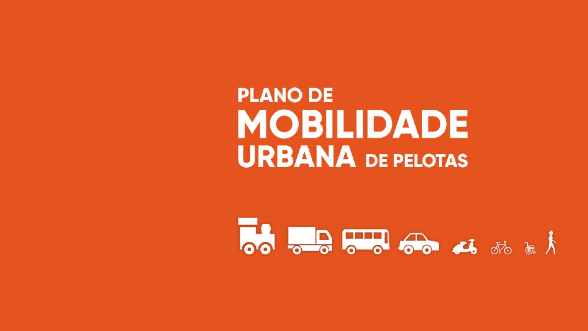 Documento representa a conclusão de metade do Plano; também é possível encaminhar propostas relativas à mobilidade de Pelotas