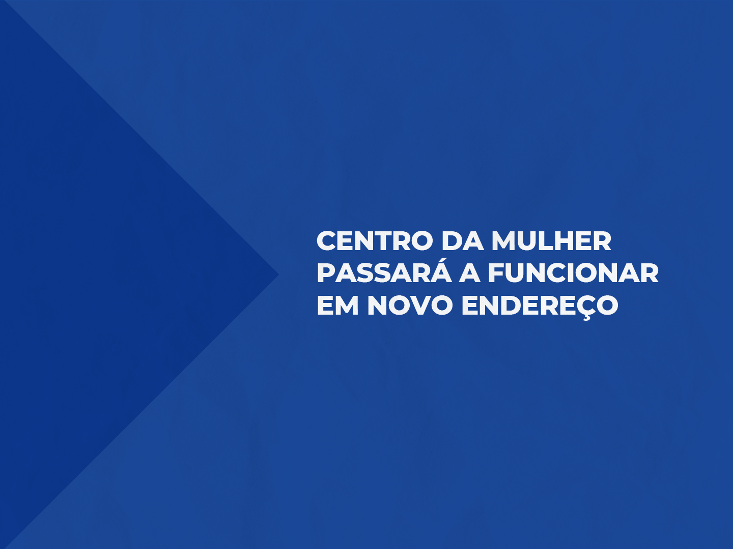 No fim desta semana será feita a mudança de endereço. Atendimentos serão retomados na próxima segunda-feira em novo local