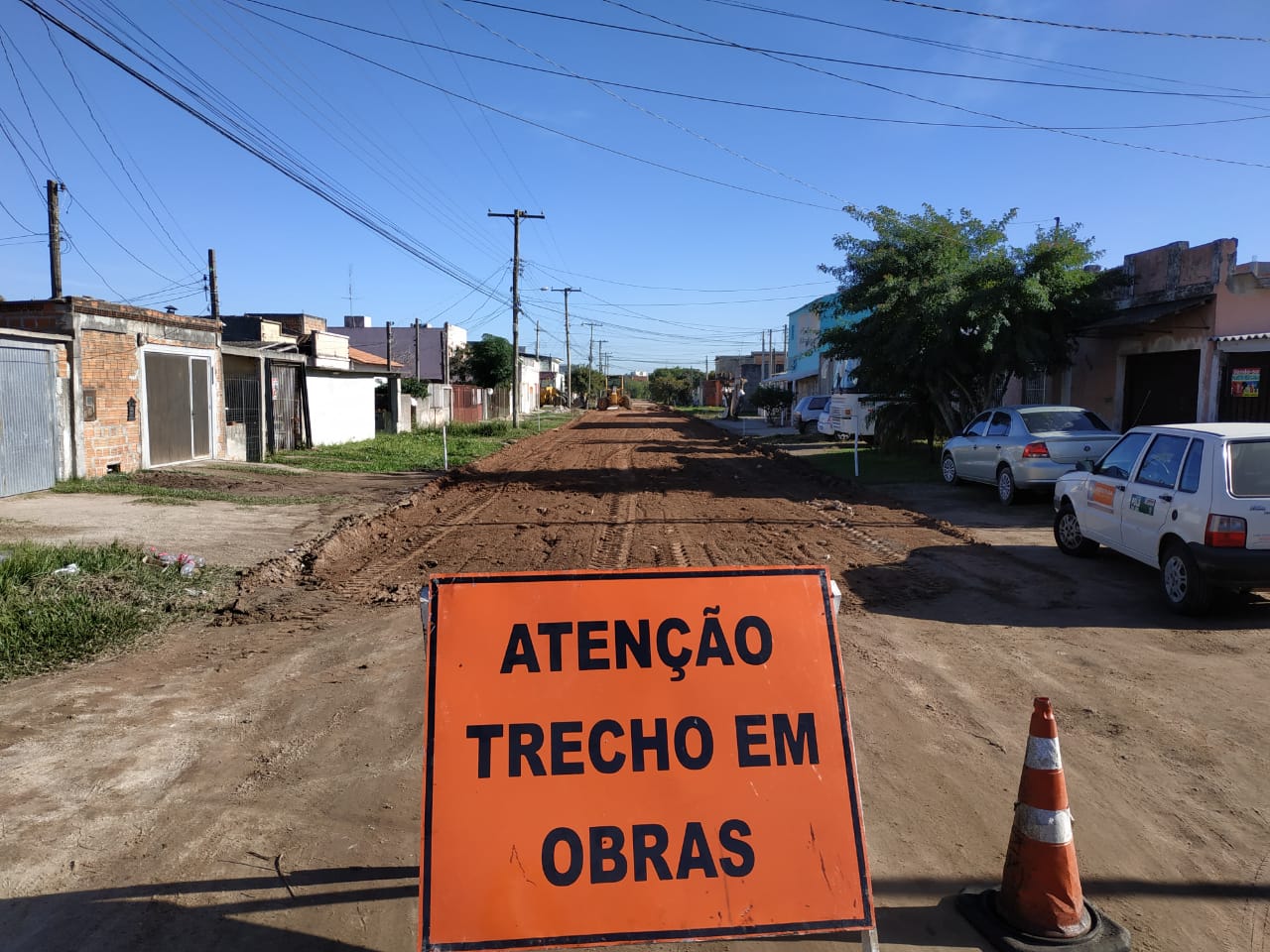 Obra está inserida no projeto Pavimentação nos Bairros, do programa #ObraNoBairro