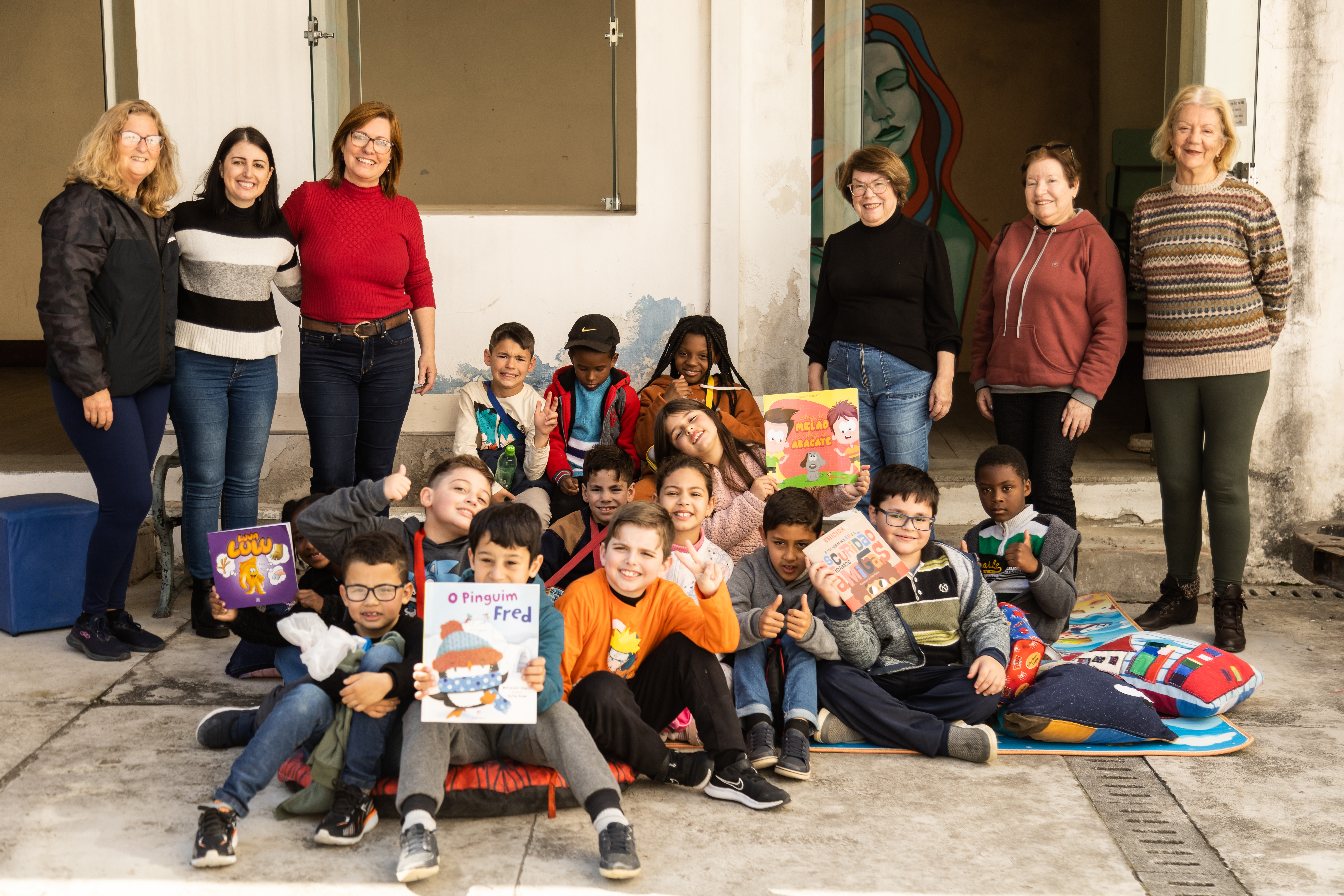 Alunos de seis e sete anos participaram da atividade que integra o projeto Ponto de Leitura da Secult