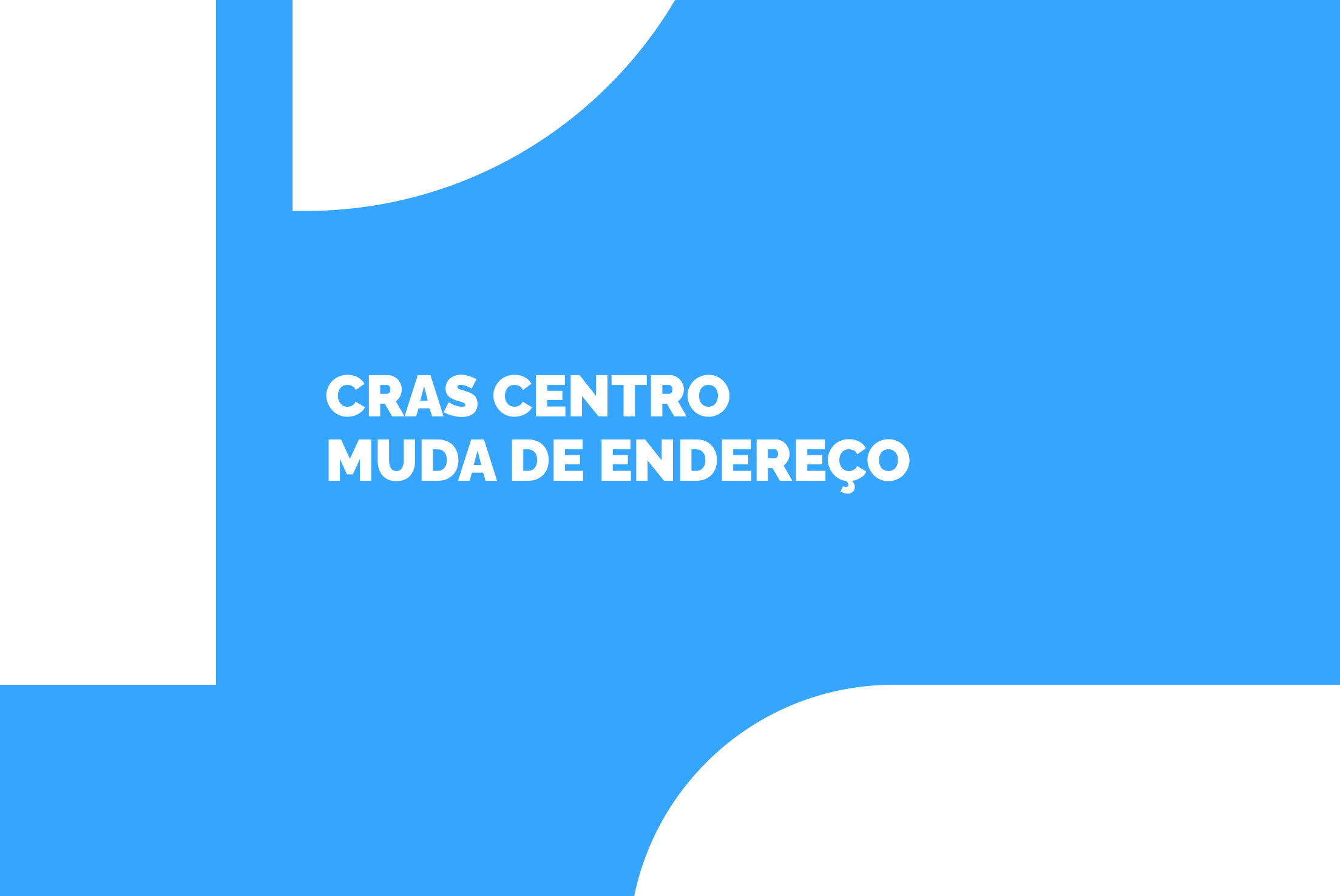 Novo endereço é temporário