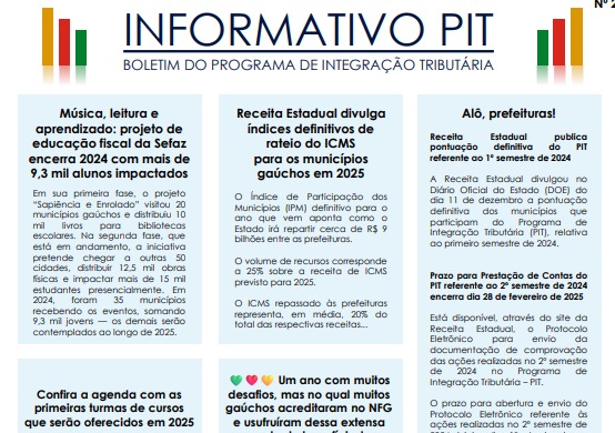 Publicação oferece informações sobre ações fiscais
