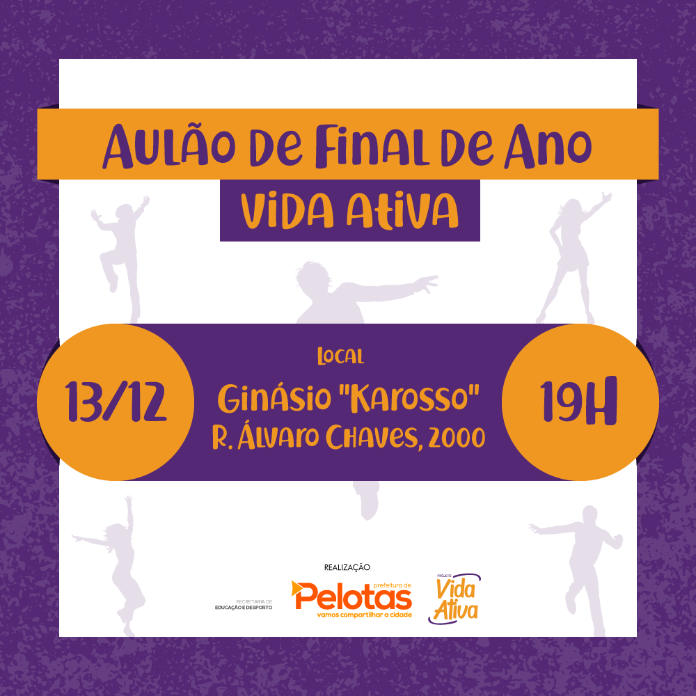 Atividade que mescla vários ritmos ocorre no Ginásio Municipal “Karosso”, às 19h