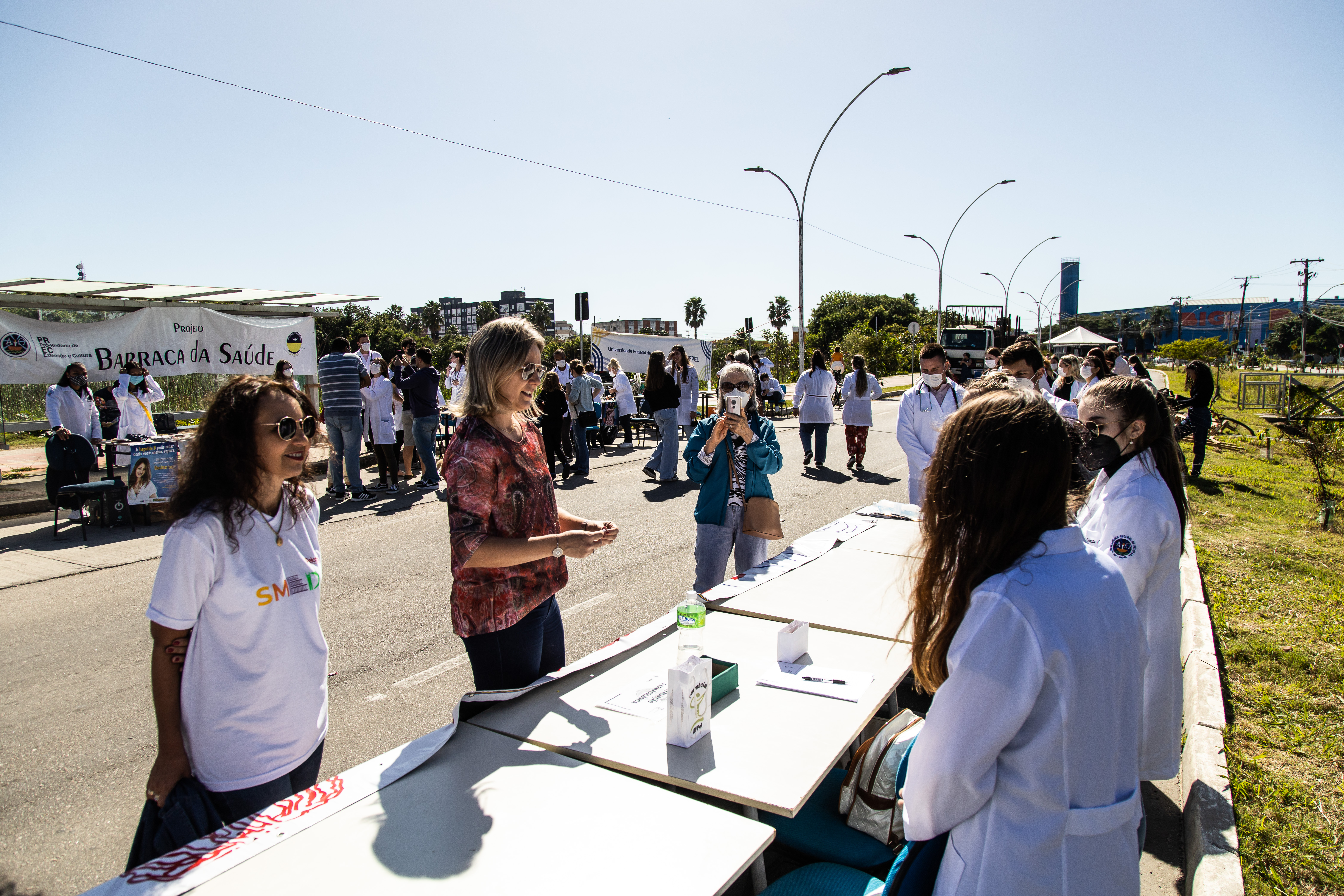 População pôde desfrutar de atrações gratuitas de cultura, saúde e esporte, durante todo o dia, oferecidas pela parceria entre a Prefeitura e a UFPel