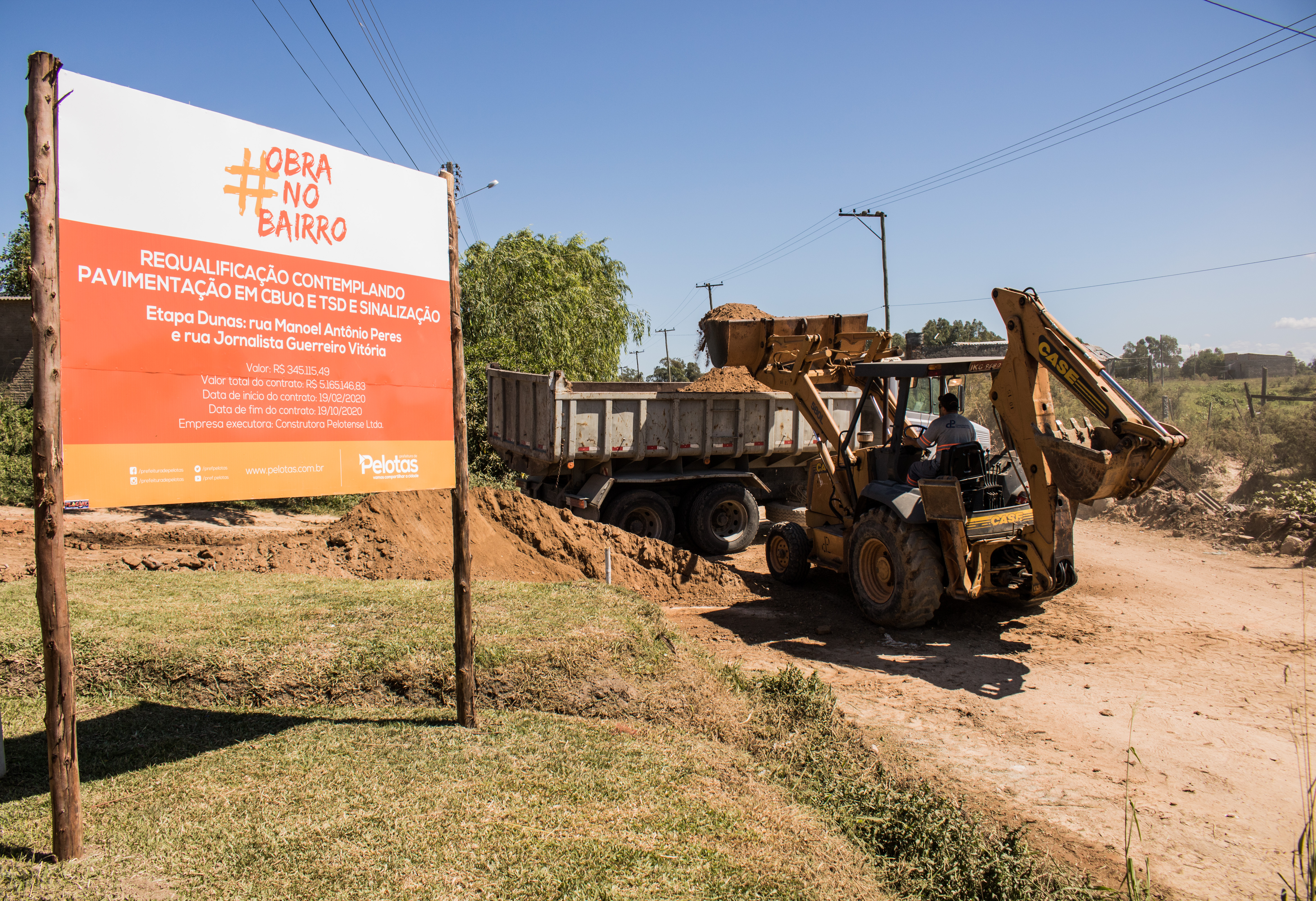 Ruas Jornalista Guerreiro Vitória e Manoel Antônio Peres serão beneficiadas com TSD e asfalto
