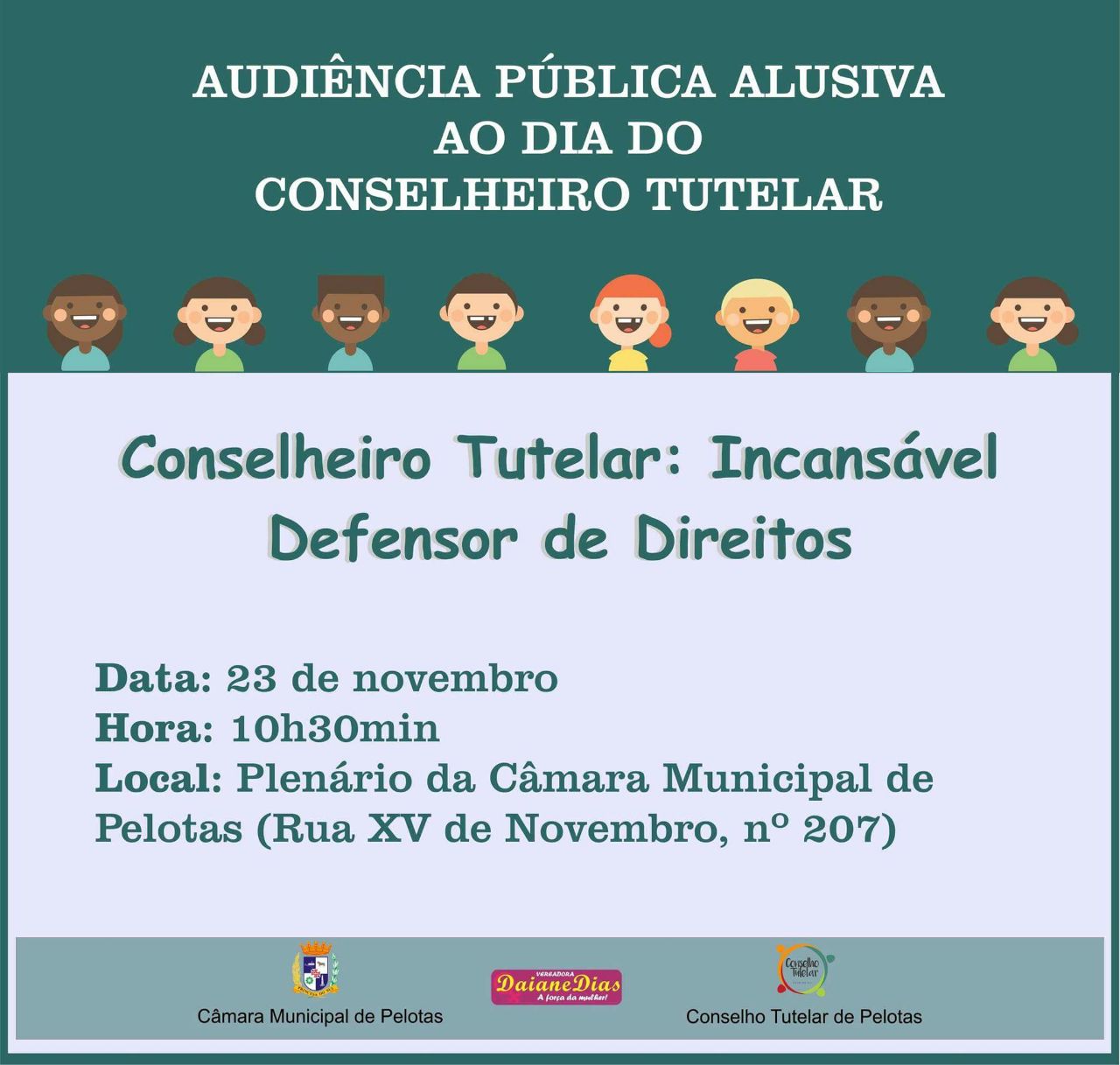 Sessão Solene e Audiência Pública marcam a data