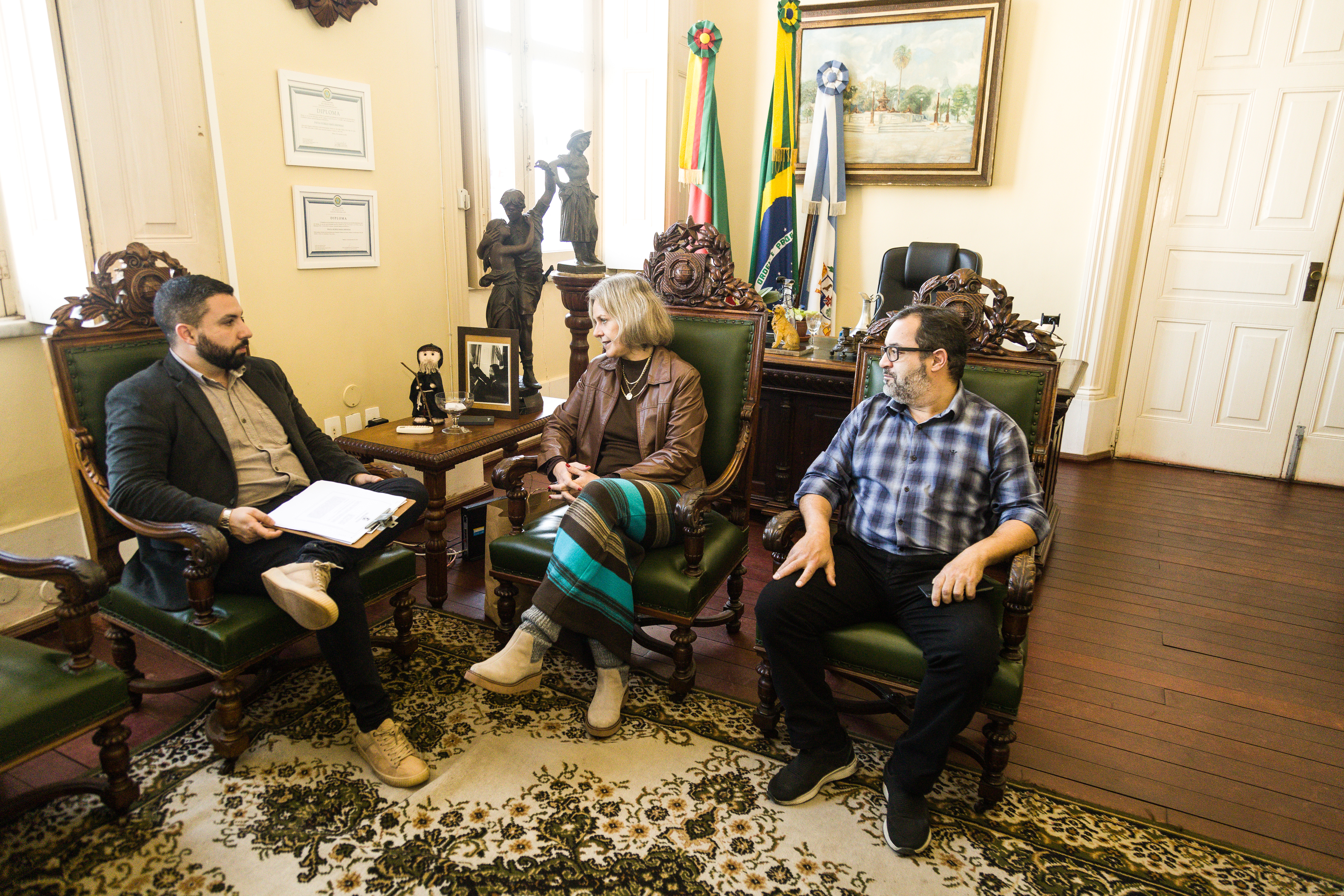 Chefe do Executivo e parlamentar trataram de pautas relacionadas à cidade