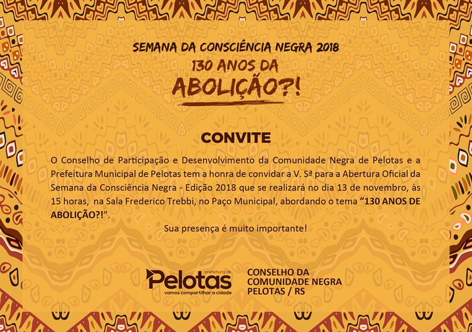 Cerimônia de abertura será na Sala Frederico Trebbi, no Paço Municipal, às 15h.