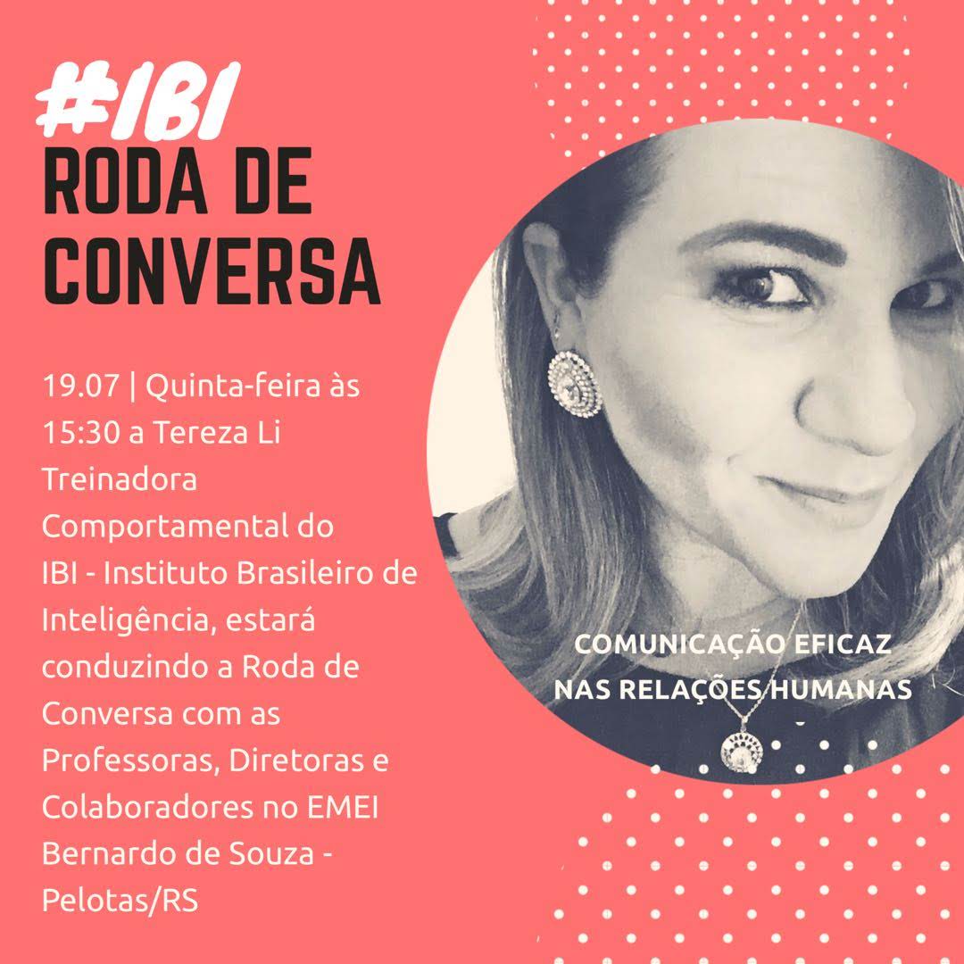 Coordenadoras e diretoras de Emeis participarão de palestra motivacional na escola Bernardo de Souza