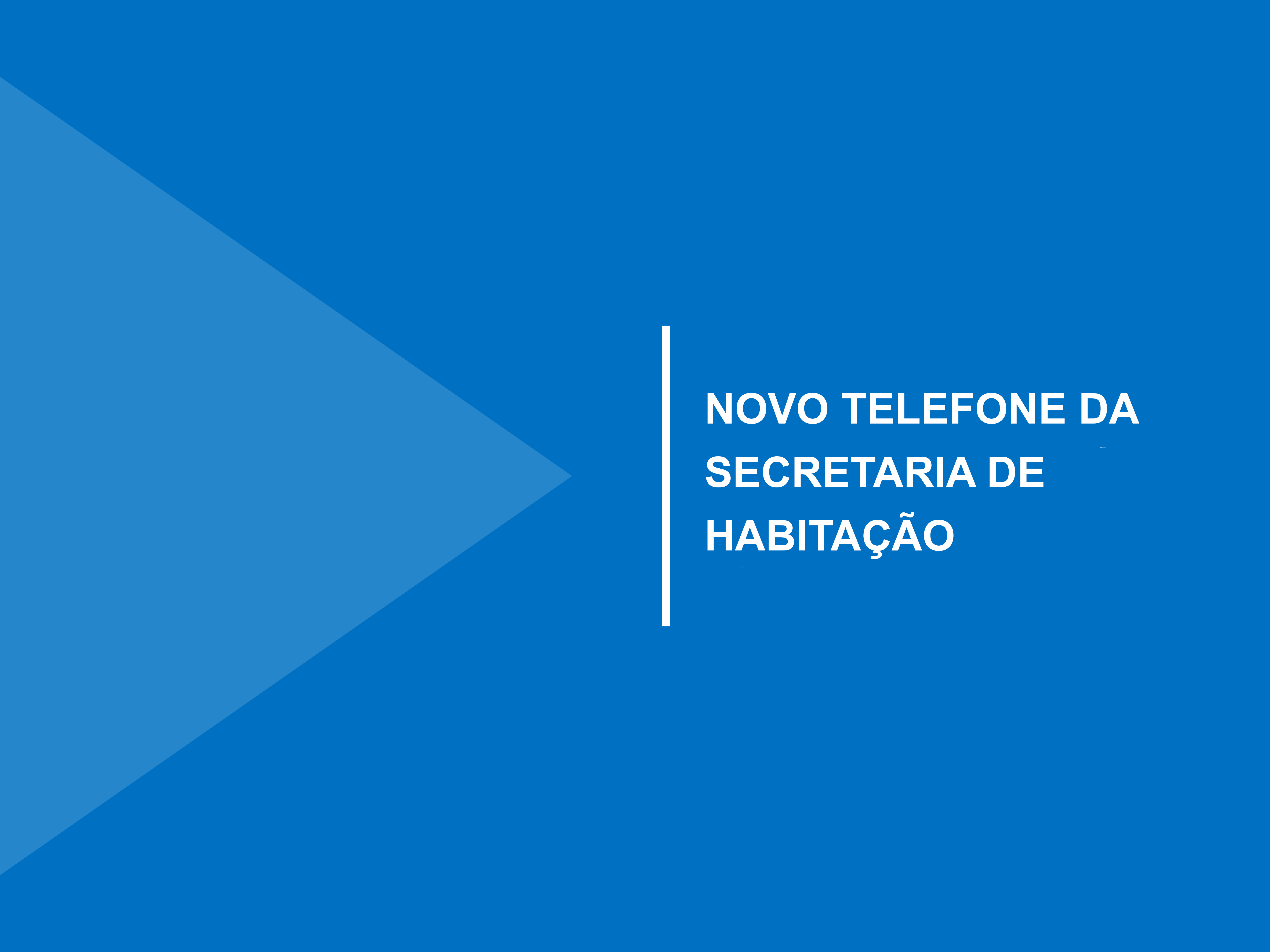 Alteração foi necessária, temporariamente, por questões técnicas