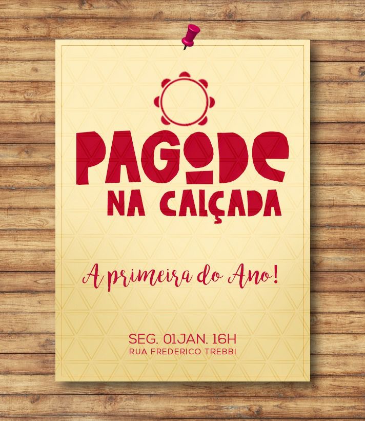 Primeiro Samba do Ano será no dia 1º de janeiro