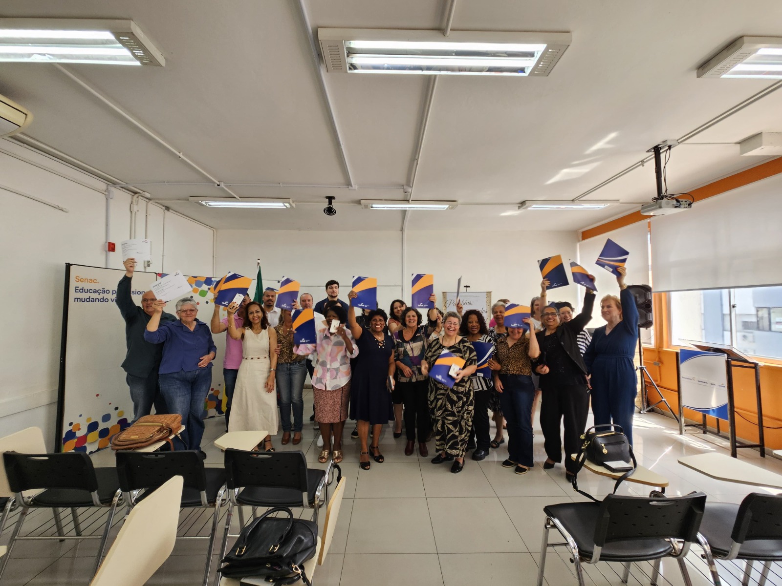 Iniciativa realizada em parceria com o Senac visa a inclusão digital dos servidores inativos
