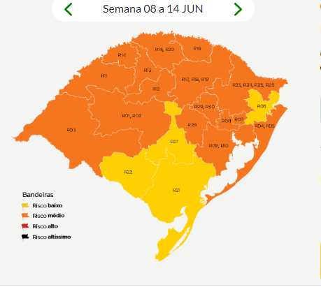 Prefeitura irá analisar possíveis mudanças a partir da nova classificação do distanciamento controlado