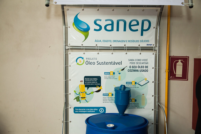 População pode contribuir para a qualidade do projeto Óleo Sustentável, que transforma o produto em materiais de limpeza