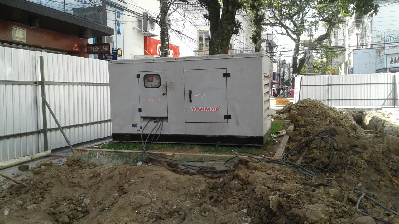 Equipamento permanecerá em uso até a substituição do cabo de energia elétrica