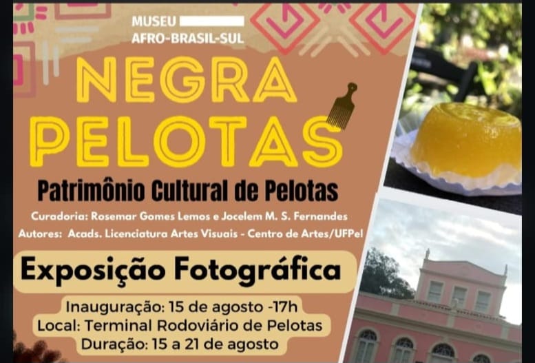 Nesta sexta-feira (15), o Museu Afro-Brasil-Sul levará “Negra Pelotas” ao terminal rodoviário