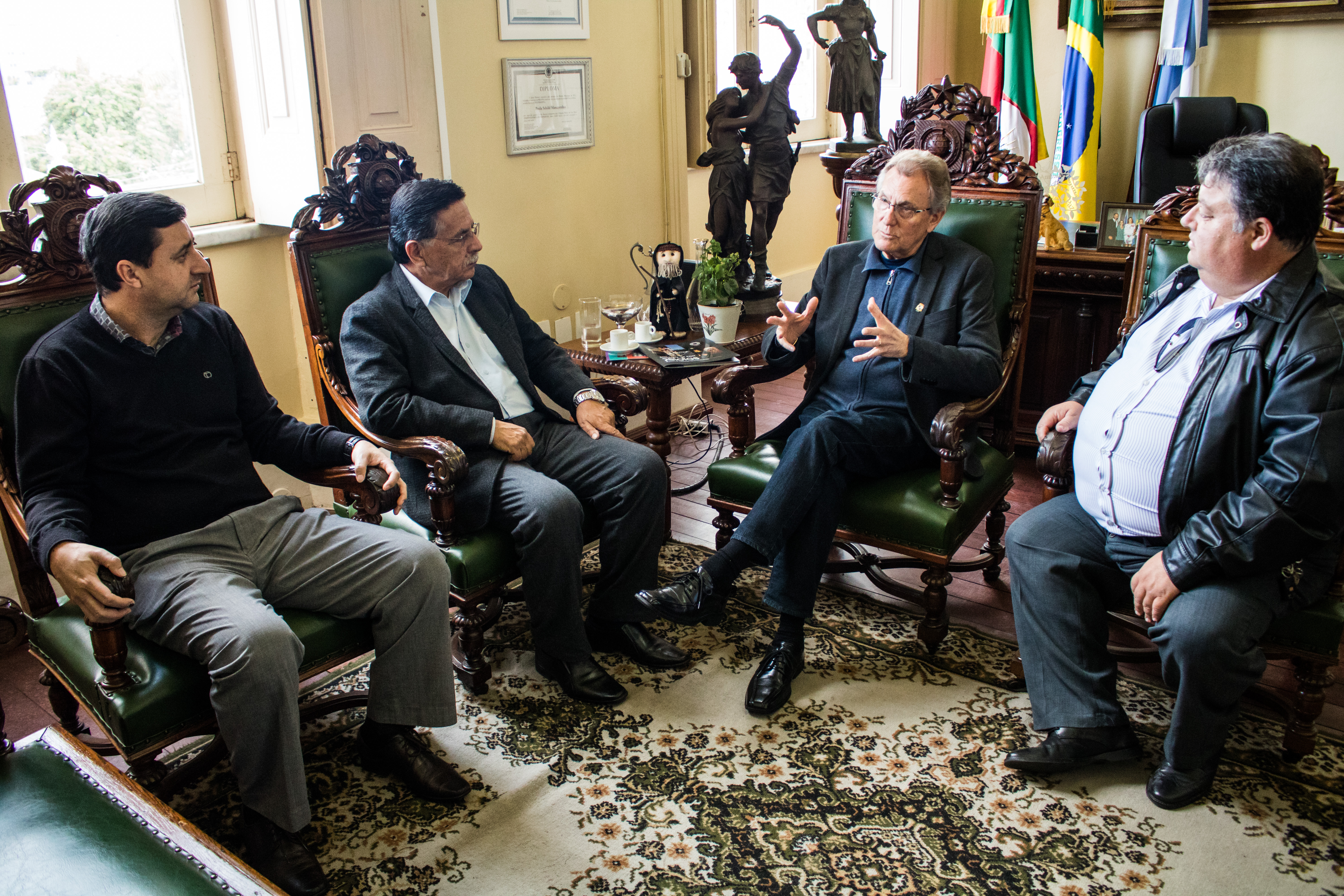 Atual presidente da filial Zona Norte Pelotas, pastor Paulo Oliveira, veio do município de Feliz