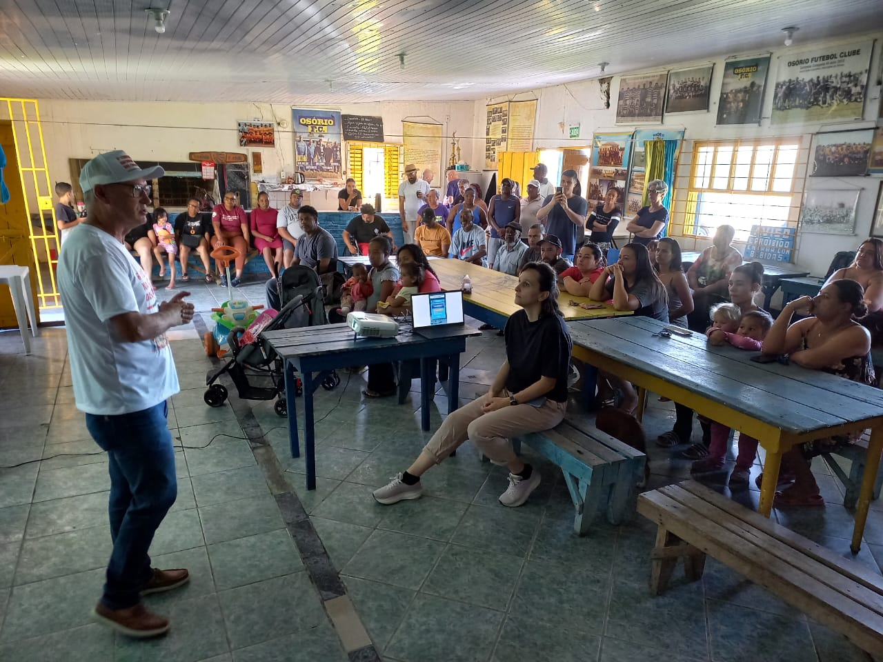 Encontro reuniu a comunidade no Campo do Osório