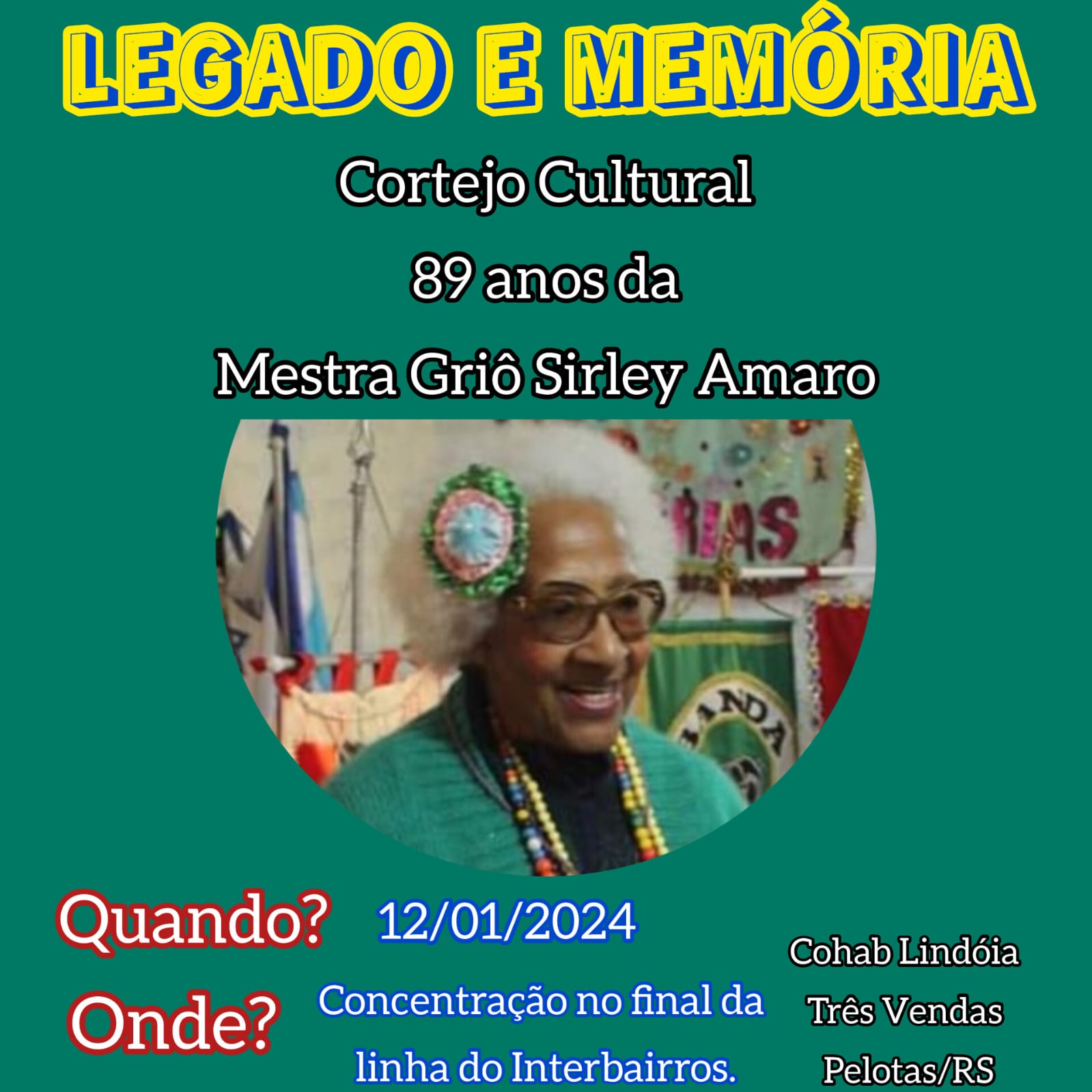 Com apoio da Prefeitura, evento será realizado na Cohab Lindoia a partir das 18h