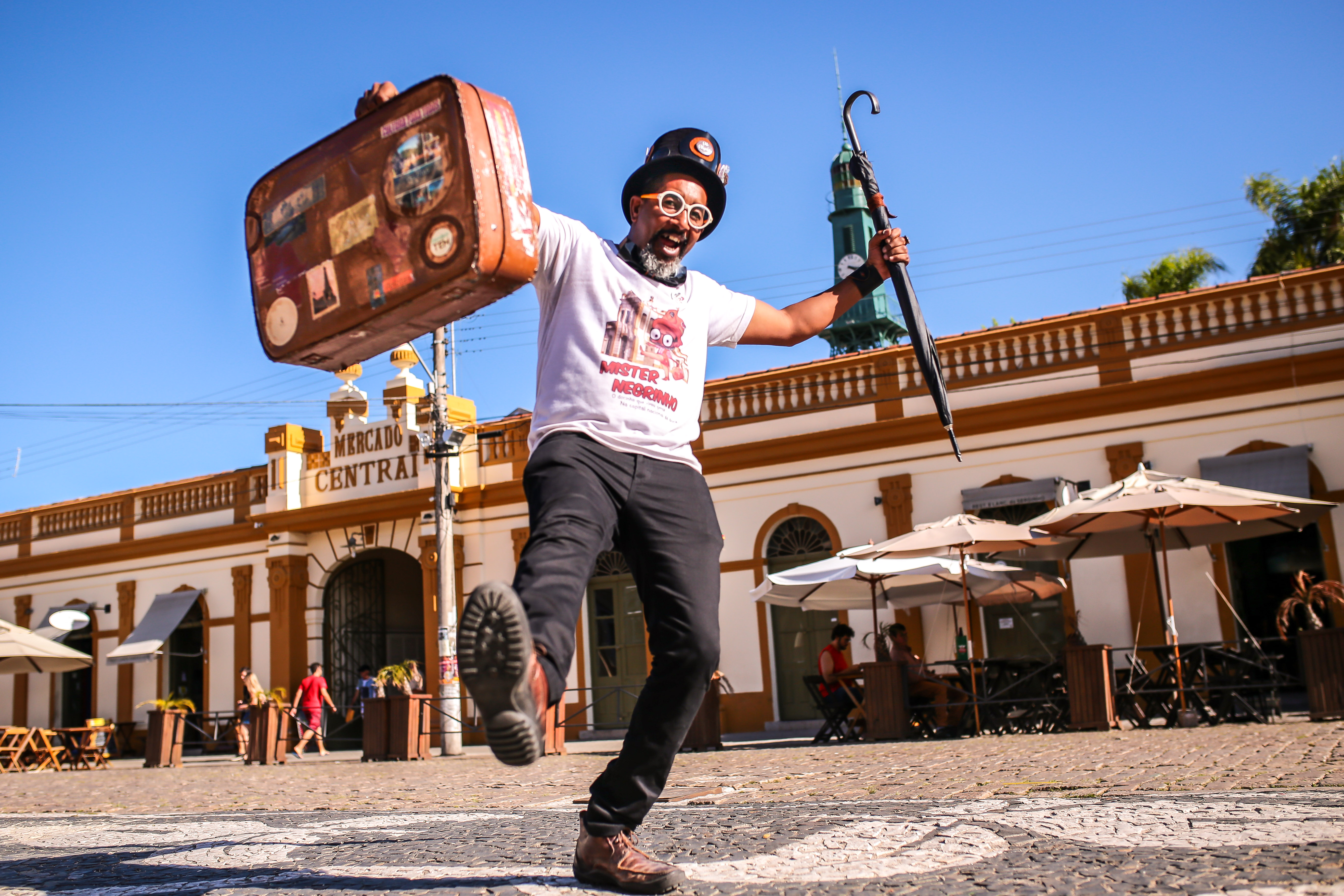 Personagem comemora com evento no Mercado Central, neste sábado