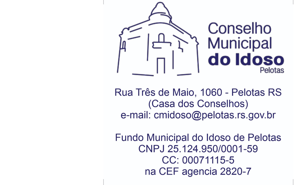 Os recursos doados ao Fundo Municipal do Idoso serão revertidos em políticas públicas que beneficiem a população de 60 anos ou mais residente em Pelotas