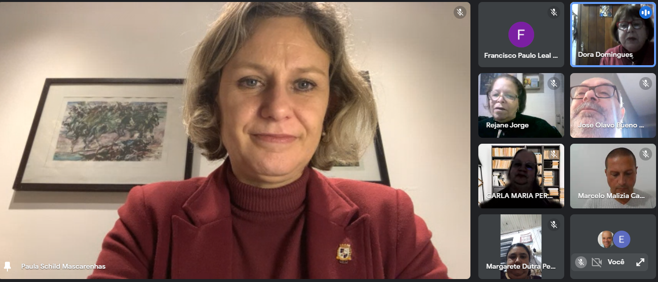 Iniciativas desenvolvidas pela Prefeitura que tem como objetivo a promoção da cultura da paz em Pelotas foram apresentadas por Paula Mascarenhas na ocasião