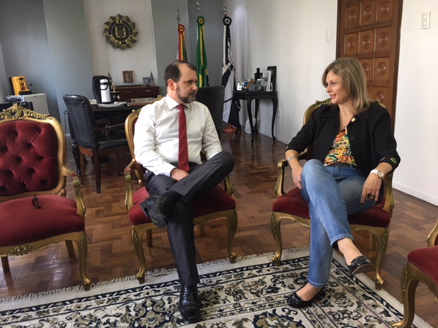 Paula solicitou permanência dos 20 soldados, que reforçam efetivo do 4º Batalhão, nas ruas de Pelotas