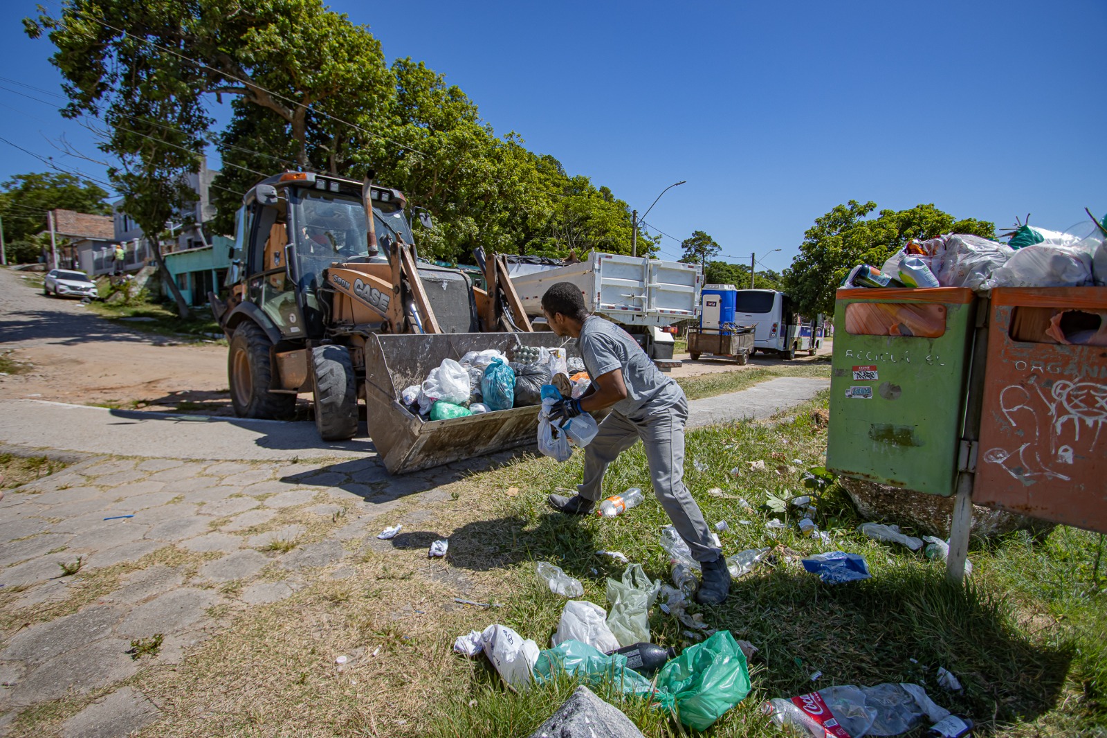 Simultaneamente, Secretaria de Serviços Urbanos e Infraestrutura (Ssui) abre frente de trabalho no Recanto de Portugal nesta quarta-feira (17)