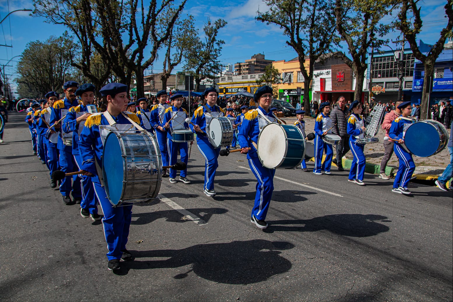 Dezenas de instituições civis e militares integram a celebração dos 204 anos de Independência do Brasil, na manhã desta segunda-feira (7)