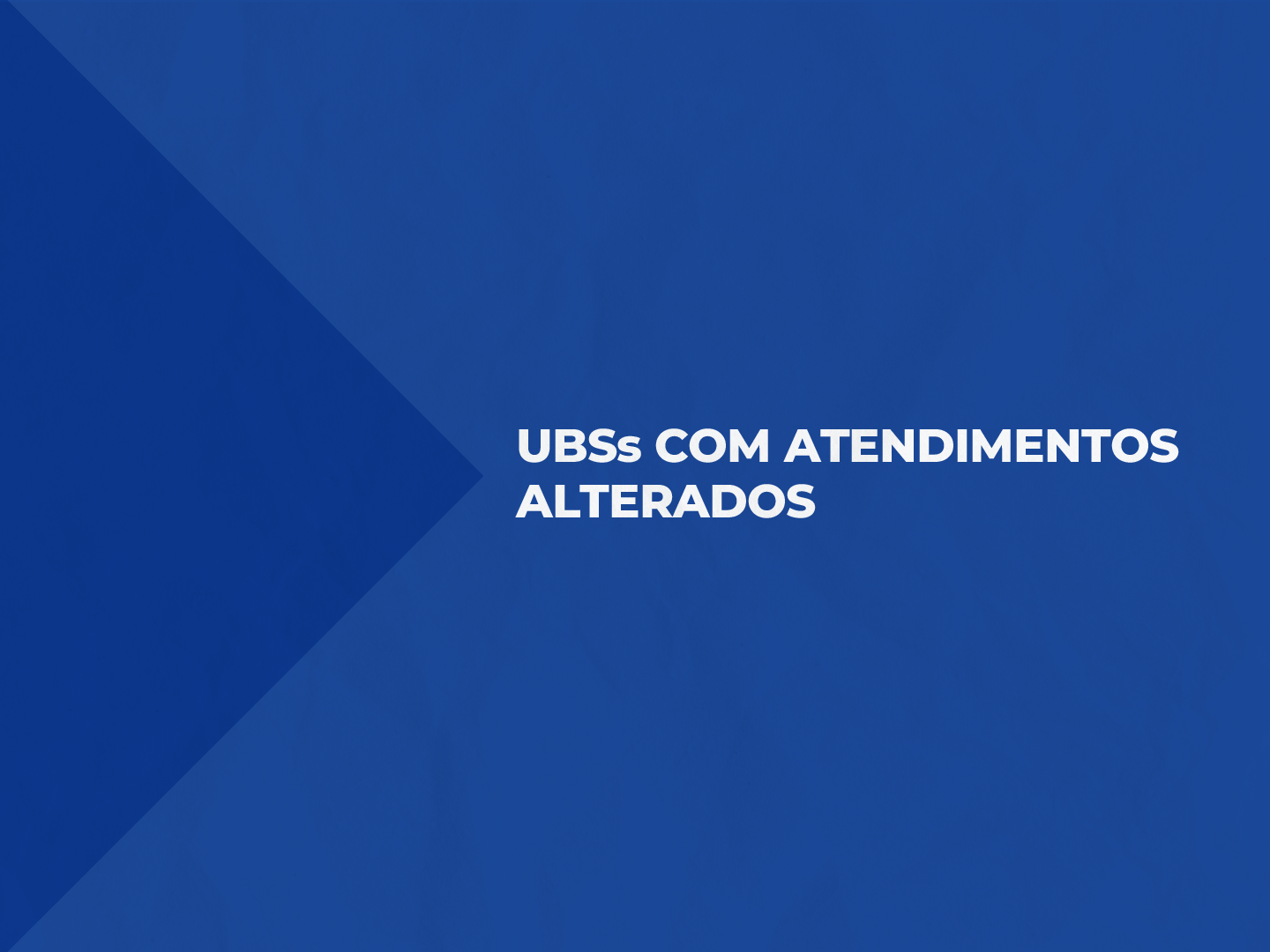 Uma unidade não abrirá para higienização e outras terão horário diferenciado devido a reuniões técnicas de trabalho
