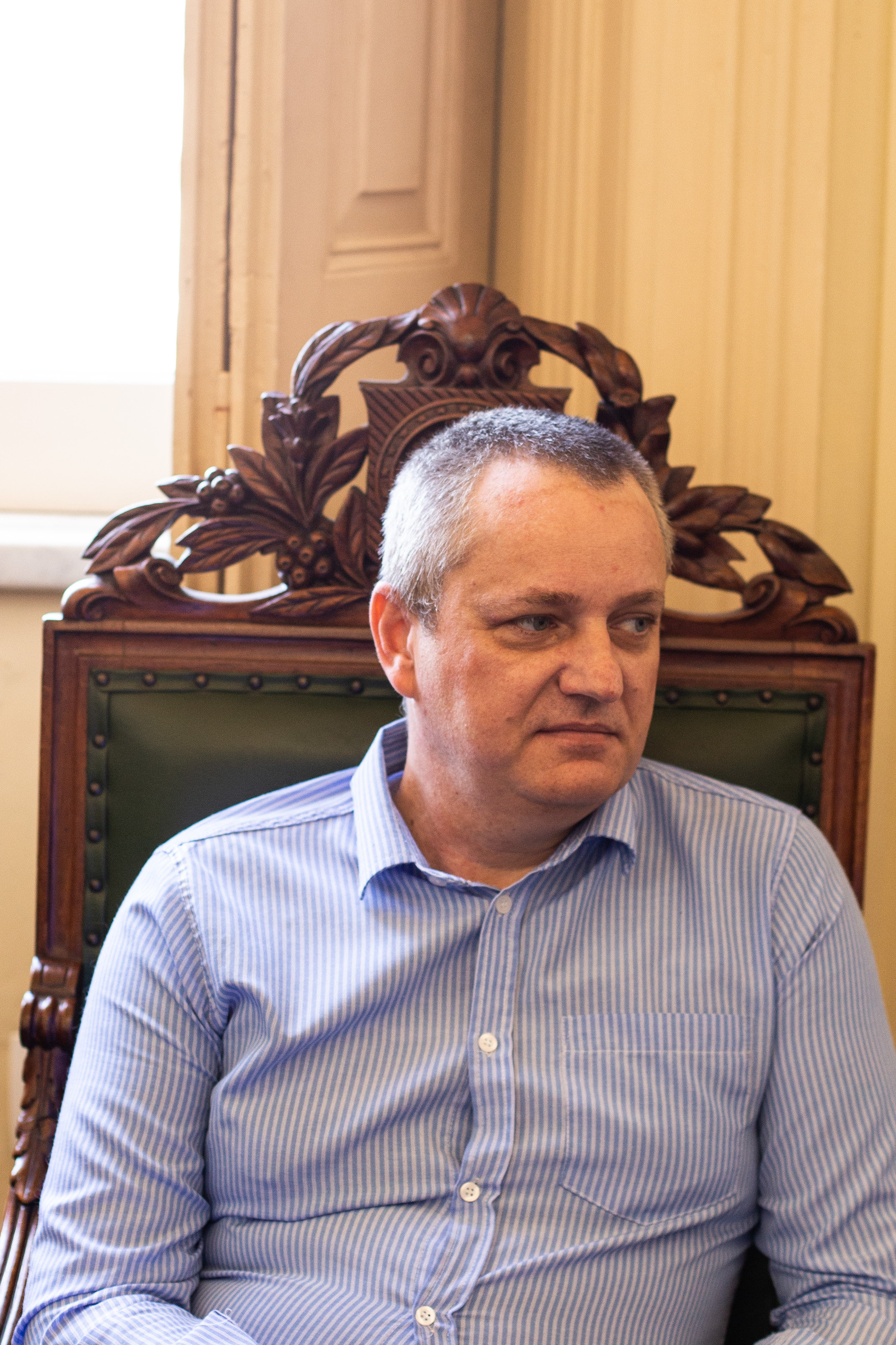 Cristian Kuster, que já foi diretor-presidente da Coinpel, estava na Prefeitura de Rio Grande