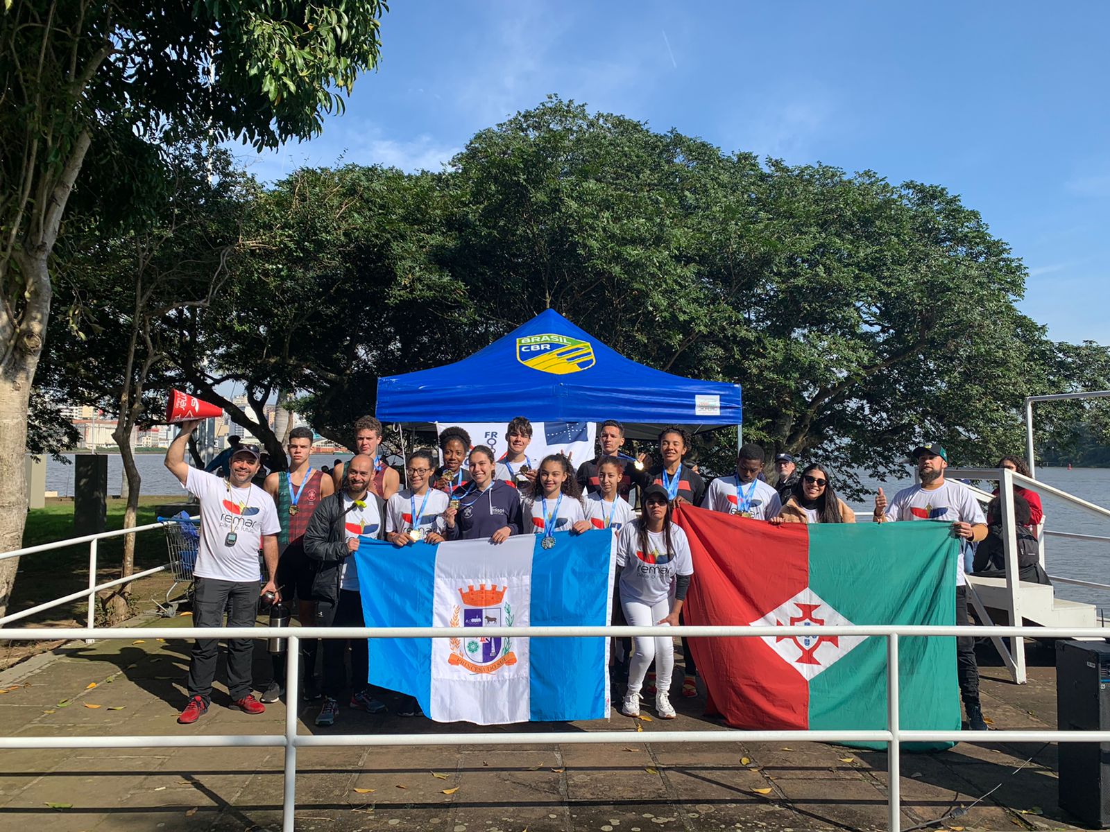 Os atletas do projeto, que integra o Pacto Pelotas pela Paz, conquistaram 11 medalhas de ouro, duas de prata e uma de bronze no Campeonato Estadual de Remo