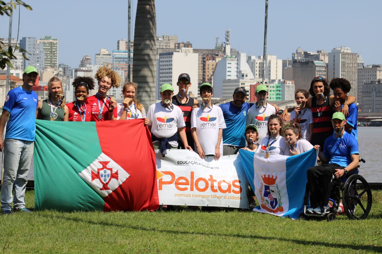 Atletas pelotenses venceram as dez provas que disputaram na 3ª Etapa da Copa RS de Remo 2019