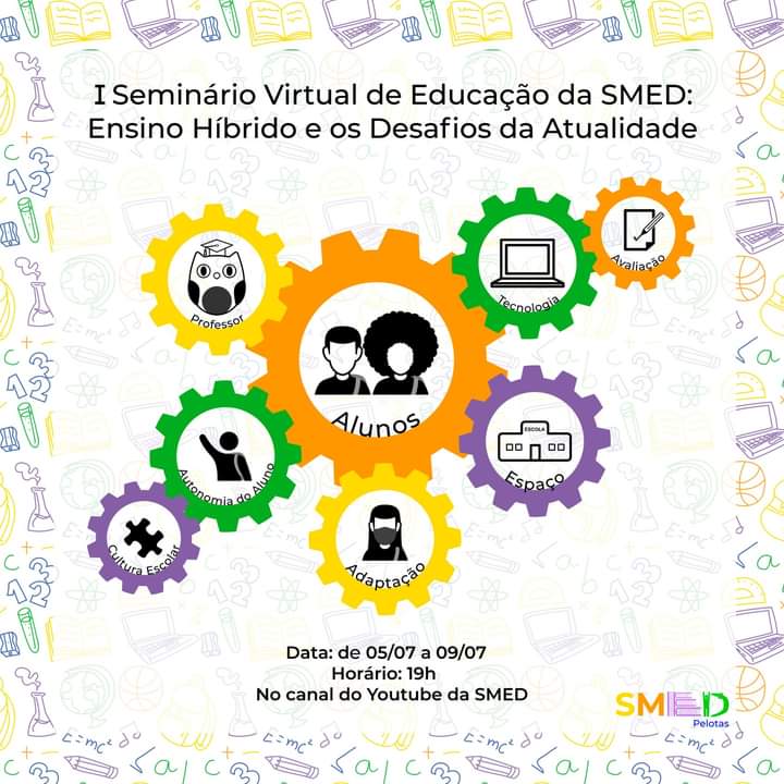 O 1º Seminário Virtual de Educação da Smed, promovido pela Prefeitura, se estende até sexta-feira (9). Na segunda-feira (5), a prefeita Paula Mascarenhas realizou a abertura do evento