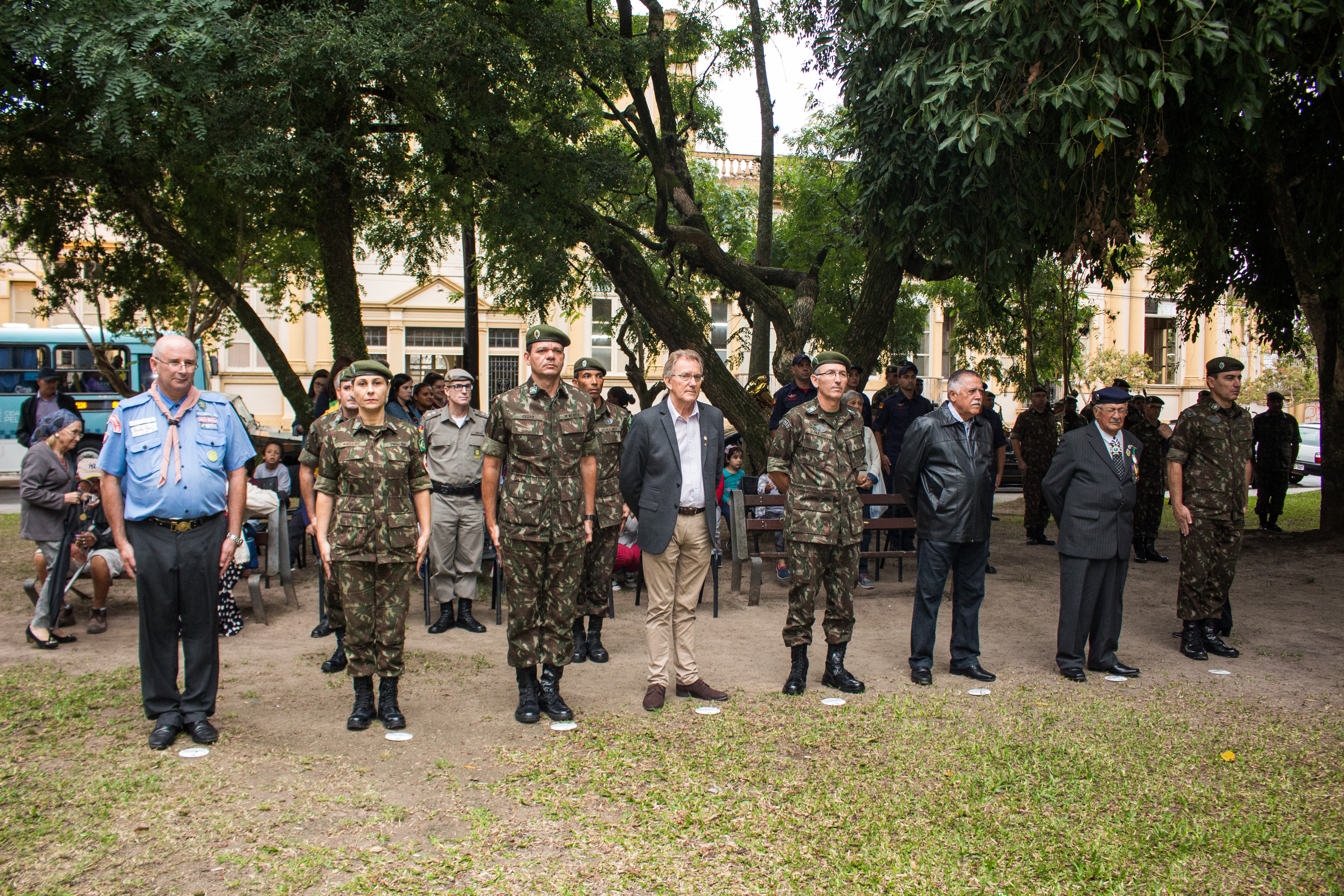 Cerimônia que também celebrou a rendição da 148ª Divisão do Exército Alemão à Força Expedicionária Brasileira