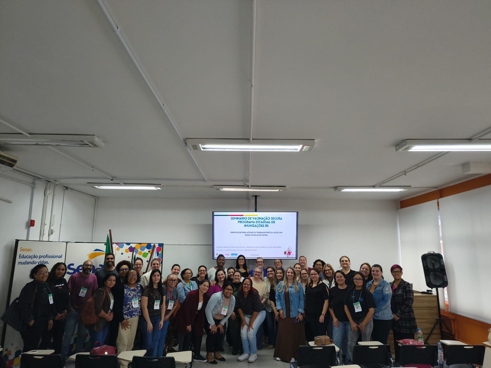 Palestra reuniu mais de 60 profissionais que buscam melhorar a segurança na administração de imunobiológicos