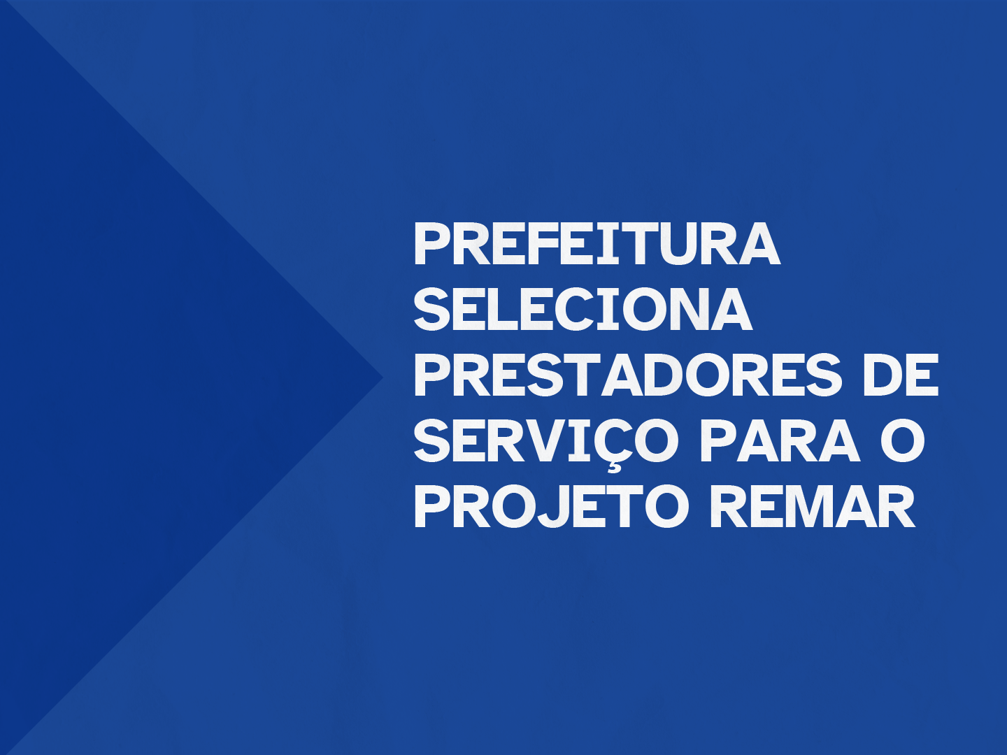Empresas interessadas devem encaminhar o plano de trabalho e a documentação até o dia 8 de maio para a Smed
