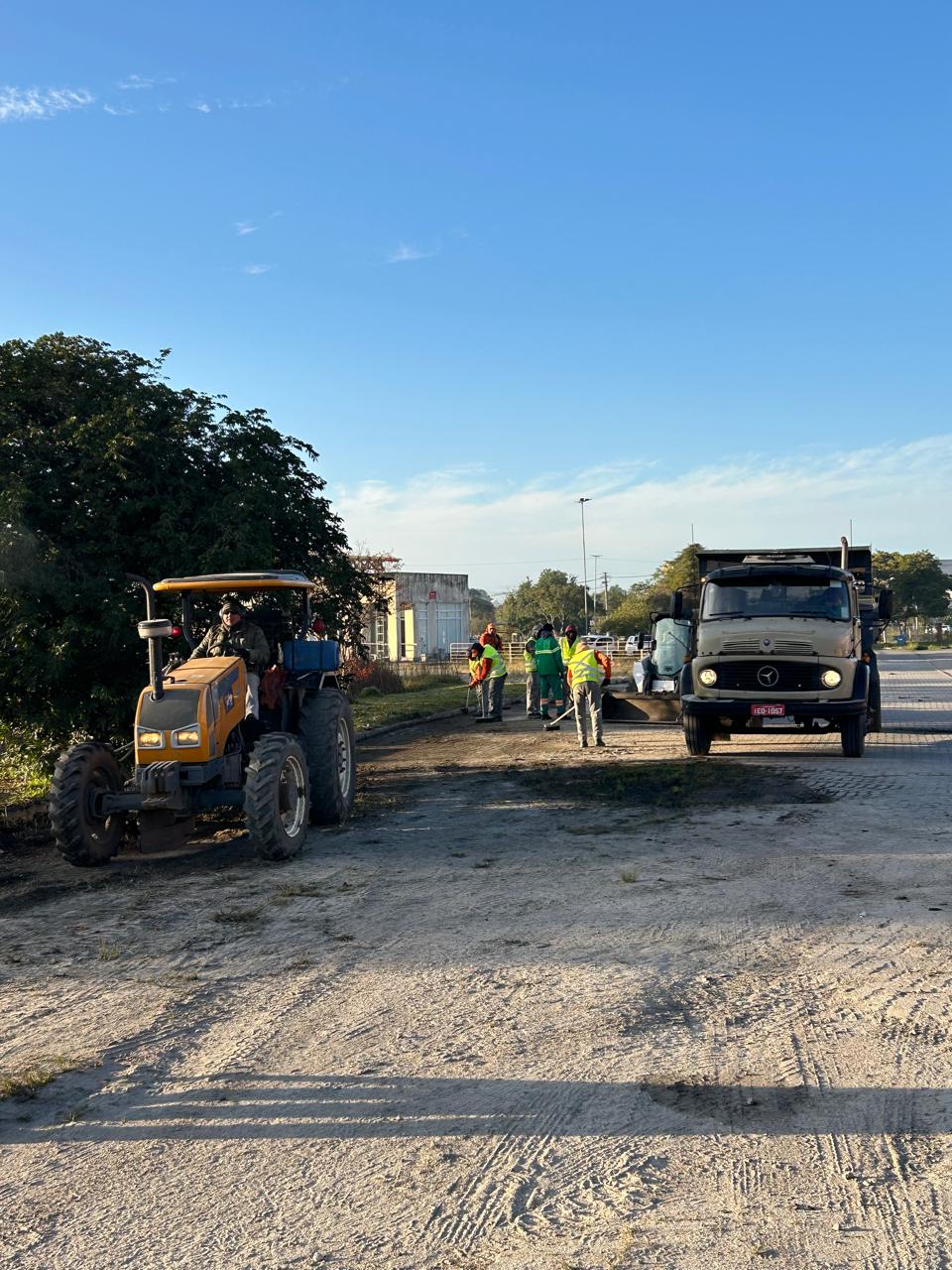 As equipes da SSUI estão no loteamento Barão de Mauá nesta quarta-feira (2)