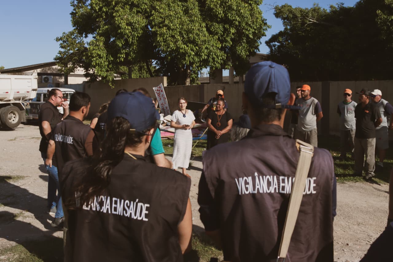 Ação integrada entre as secretarias de Saúde (SMS) e de Serviços Urbanos e Infraestrutura (Ssui) atua na Gotuzzo nesta quinta-feira (29)