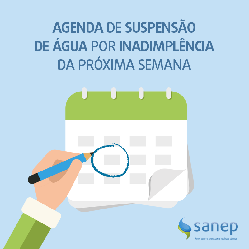 Moradores de imóveis com uma ou mais contas em atraso correm risco de ter o abastecimento suspenso