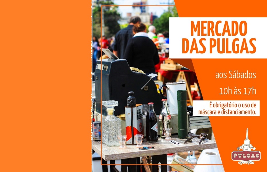 A feira de antiguidades ocorre das 10h às 17h, no Largo Edmar Fetter (Mercado Central)
