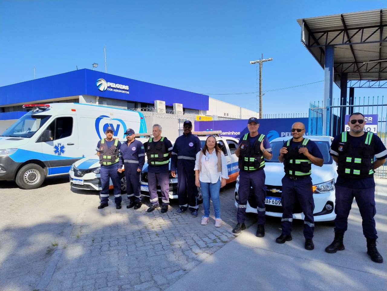 Trajeto entre o Hospital Universitário São Francisco de Paula e o Aeroporto deu-se em 13 minutos