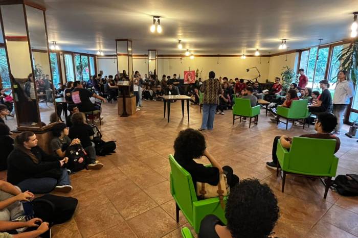 O evento aconteceu na manhã desta terça (7) marcando o Dia Nacional de Combate ao Bullying e à Violência na Escola