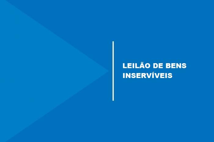 Entre os bens, estarão disponíveis uma usina de asfalto, automóveis, motocicletas, ônibus, caminhões, caminhonetes, micro-ônibus e sucatas de diversos tipos