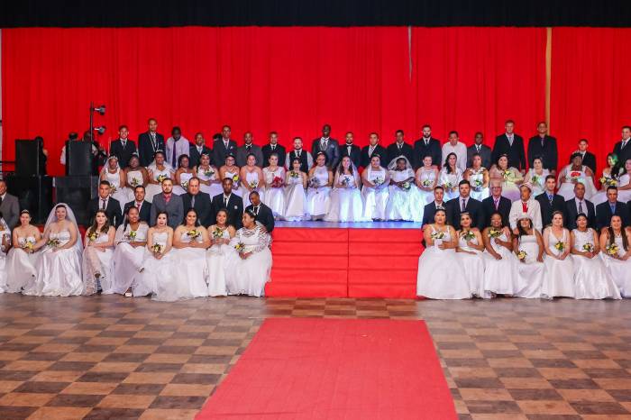 Cerimônia reunirá 71 casais e seus convidados no Theatro Guarany