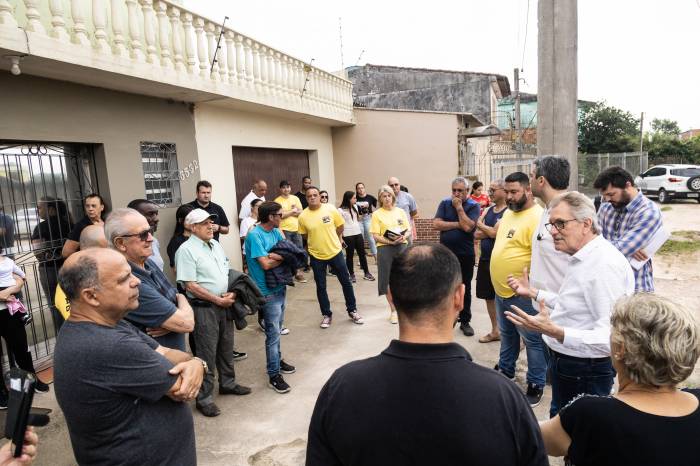 Anúncio foi feito pelo vice-prefeito Idemar Barz e pelo deputado federal Daniel Trzeciak (PSDB) aos moradores do local. Requalificação e pavimentação de 307m da via serão feitas com emenda parlamentar de R$ 900 mil