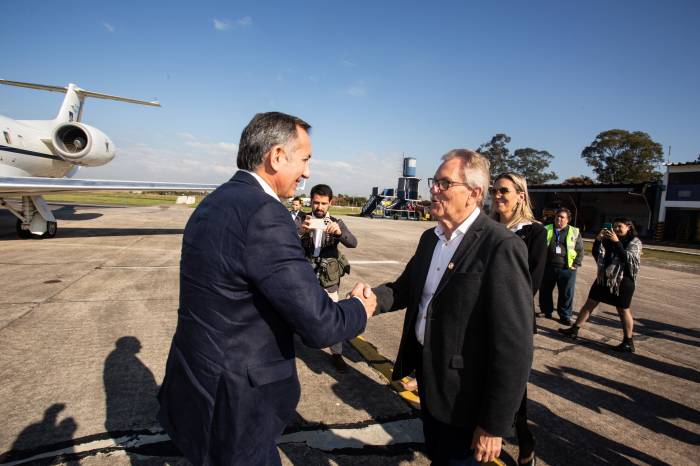 A visita faz parte da celebração dos 60 anos da Comissão Binacional de Desenvolvimento da Lagoa Mirim