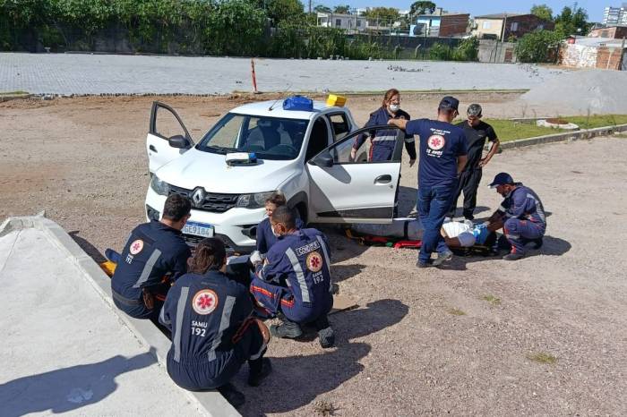 Os treinamentos visam o aprimoramento no resgate e tratamento de pacientes em estado grave na sala de estabilização